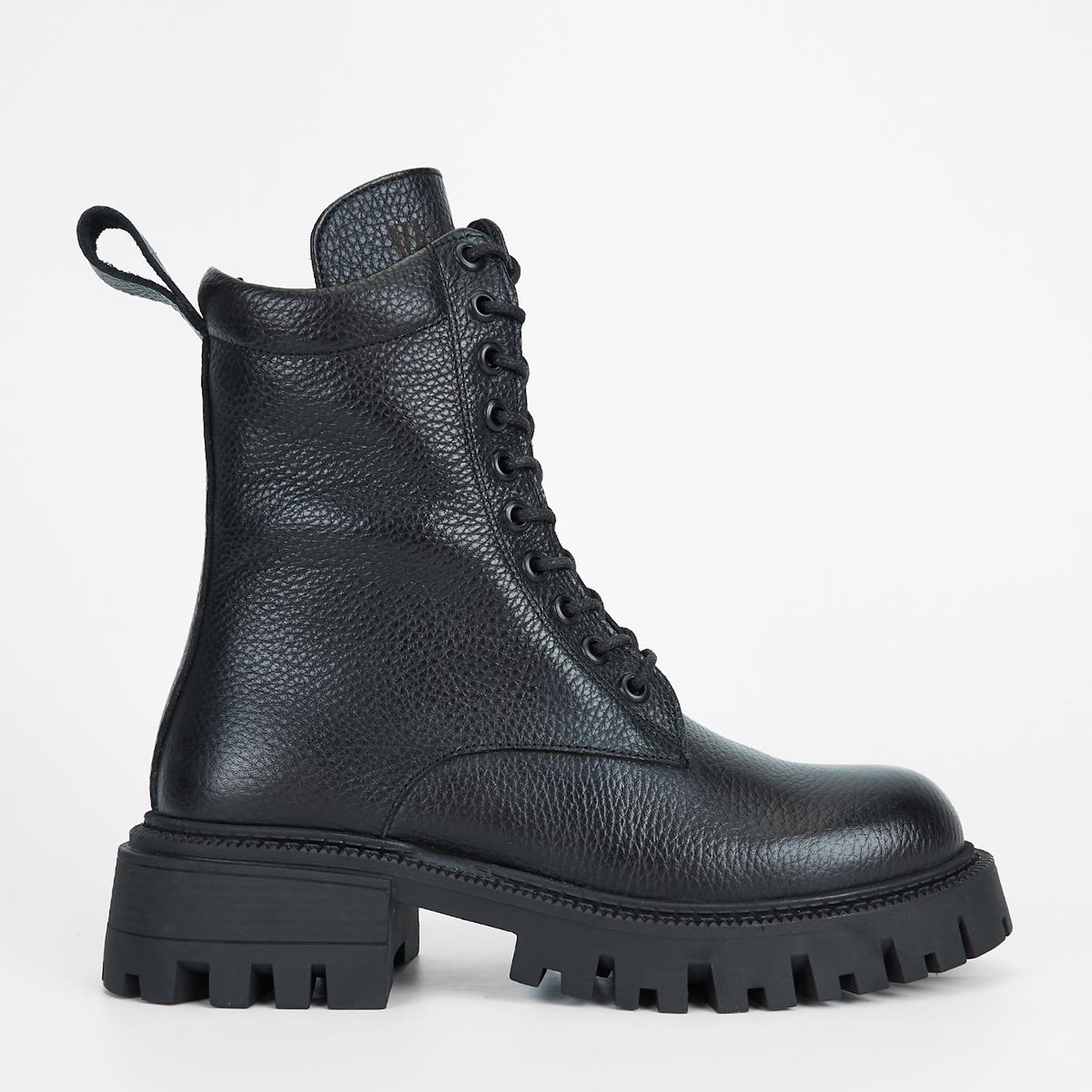 Valmenti Kadın Siyah Floter Hakiki Deri Casual Bot