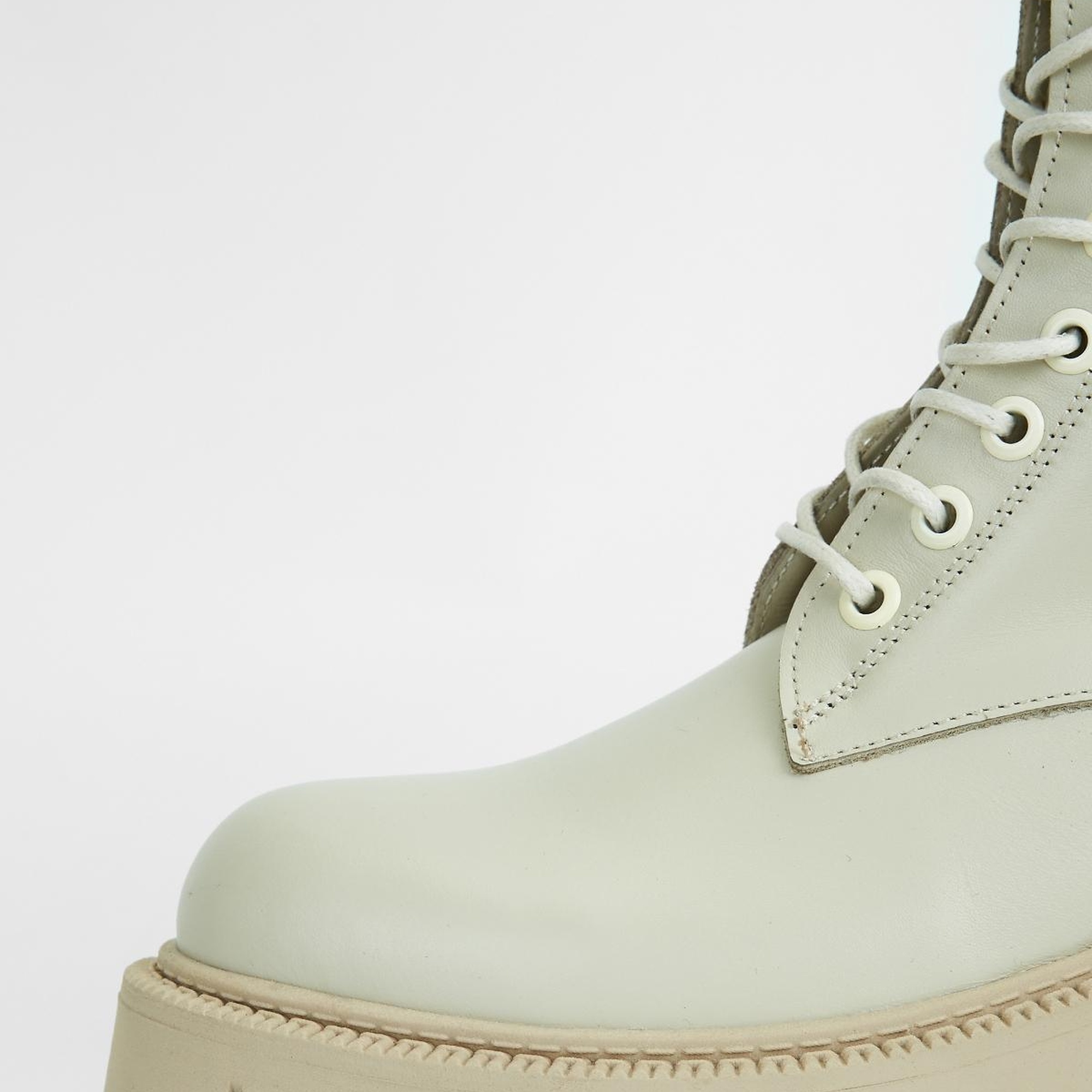 Valmenti Kadın Bej Hakiki Deri Casual Bot