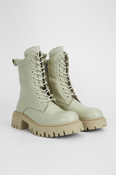  Valmenti Kadın Bej Hakiki Deri Casual Bot