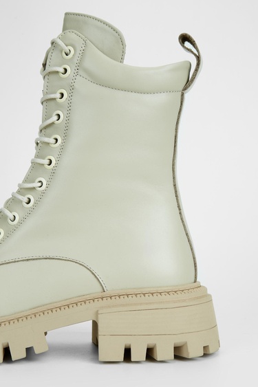  Valmenti Kadın Bej Hakiki Deri Casual Bot