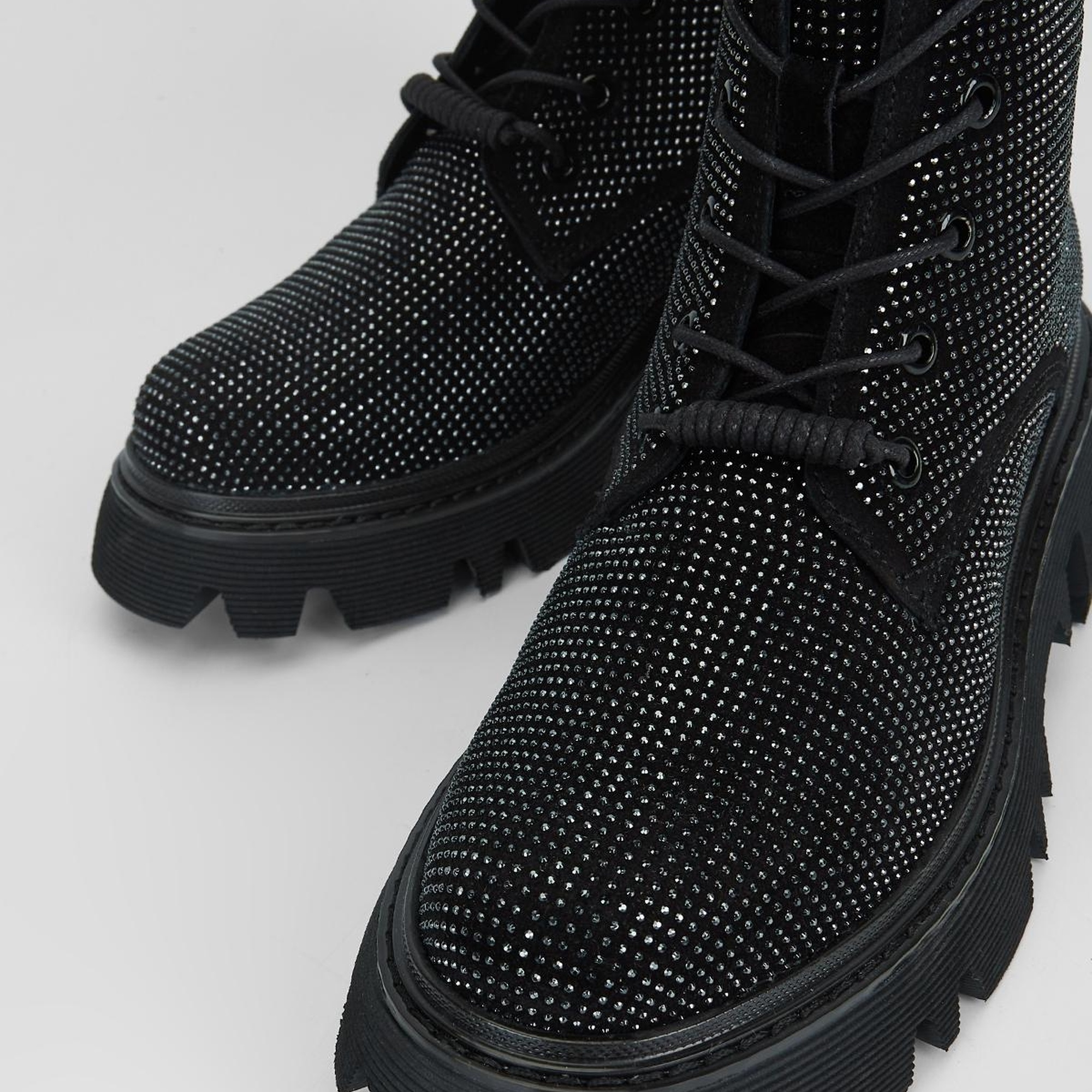 Valmenti Kadın Siyah Süet Hakiki Deri Casual Bot