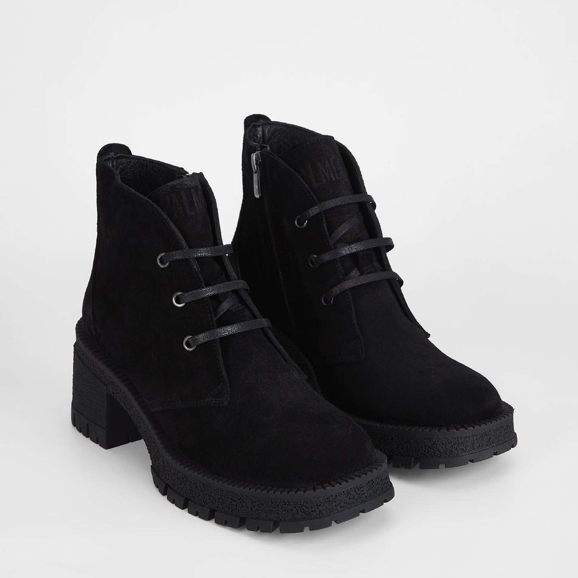 Valmenti Kadın Siyah Süet Hakiki Deri Casual Bot