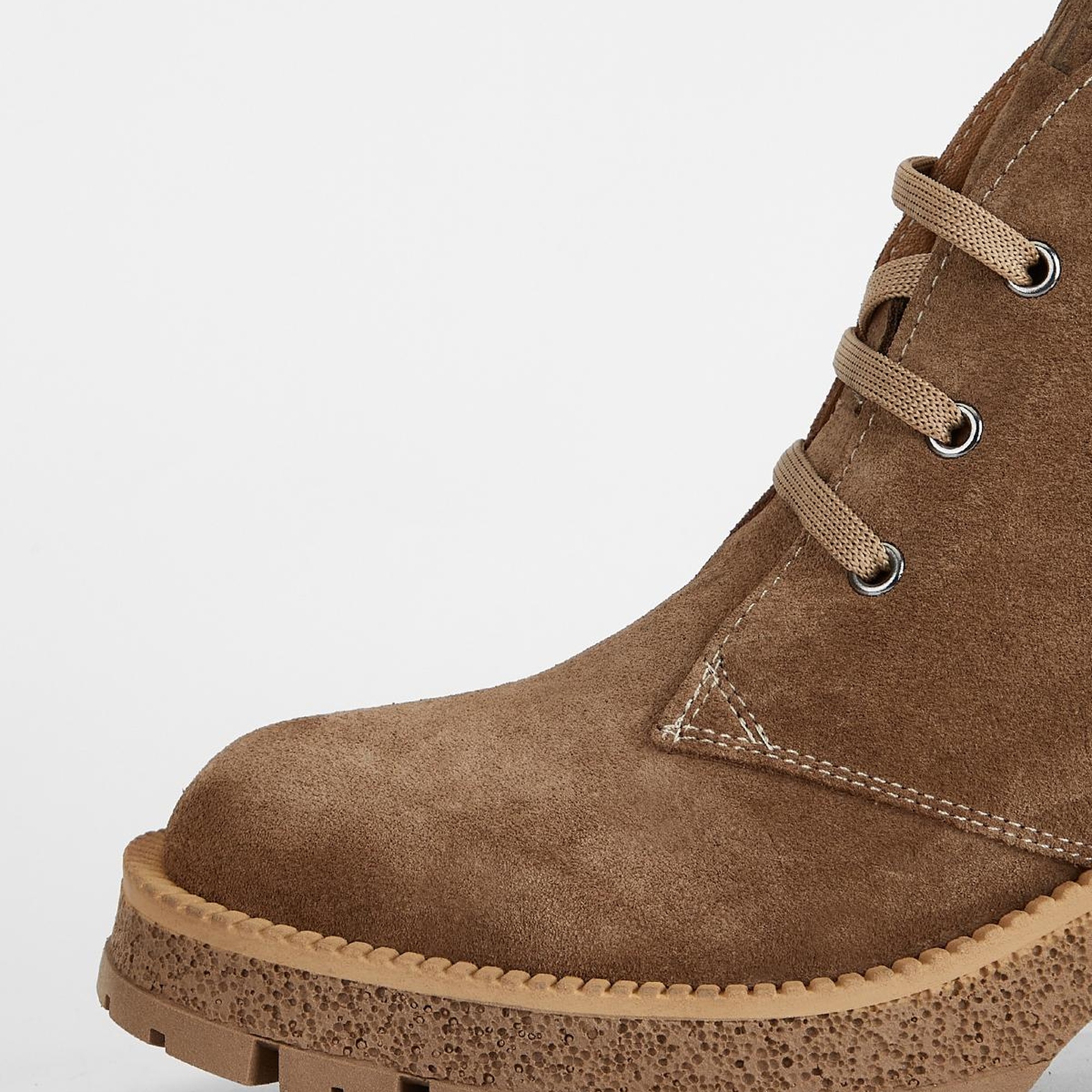 Valmenti Kadın Tütün Süet Hakiki Deri Casual Bot