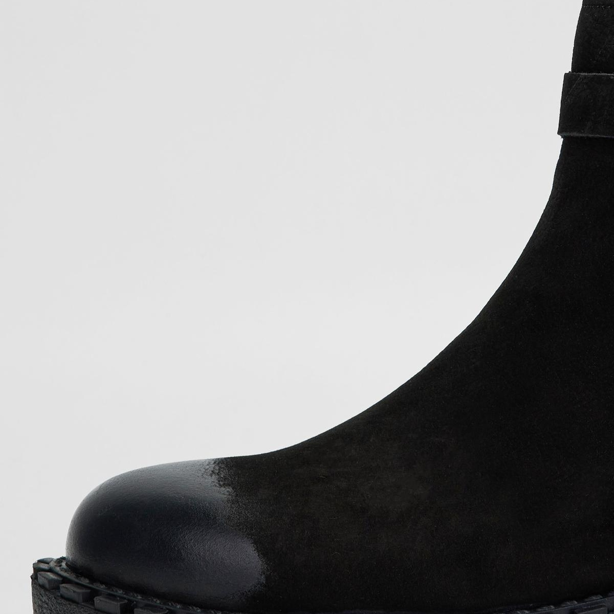 Valmenti Kadın Siyah Nubuk Hakiki Deri Casual Bot