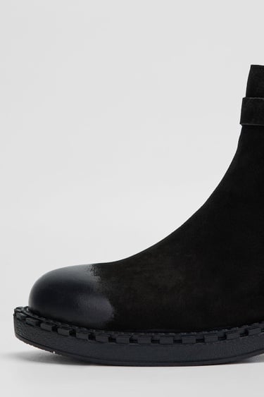  Valmenti Kadın Siyah Nubuk Hakiki Deri Casual Bot