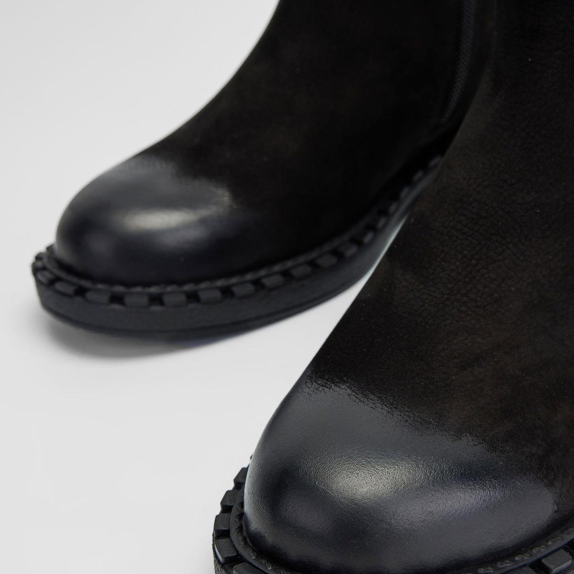 Valmenti Kadın Siyah Nubuk Hakiki Deri Casual Bot