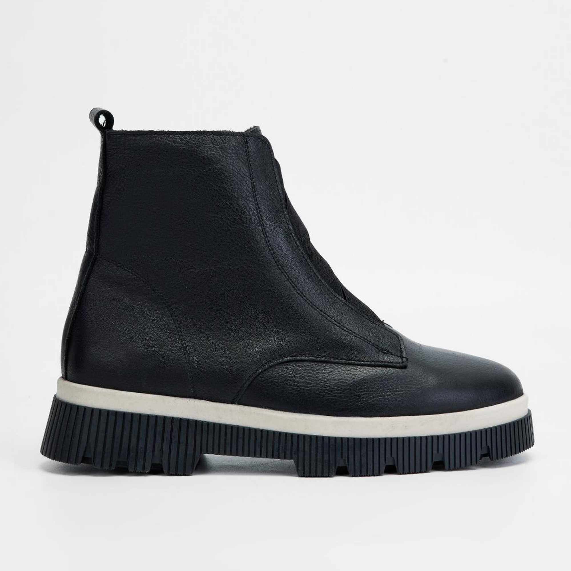 Valmenti Kadın Siyah Floter Hakiki Deri Casual Bot