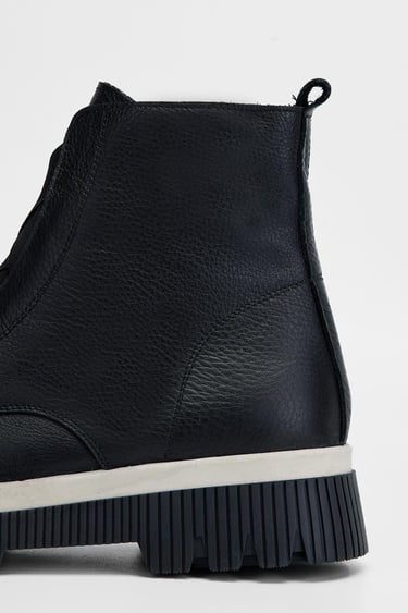  Valmenti Kadın Siyah Floter Hakiki Deri Casual Bot