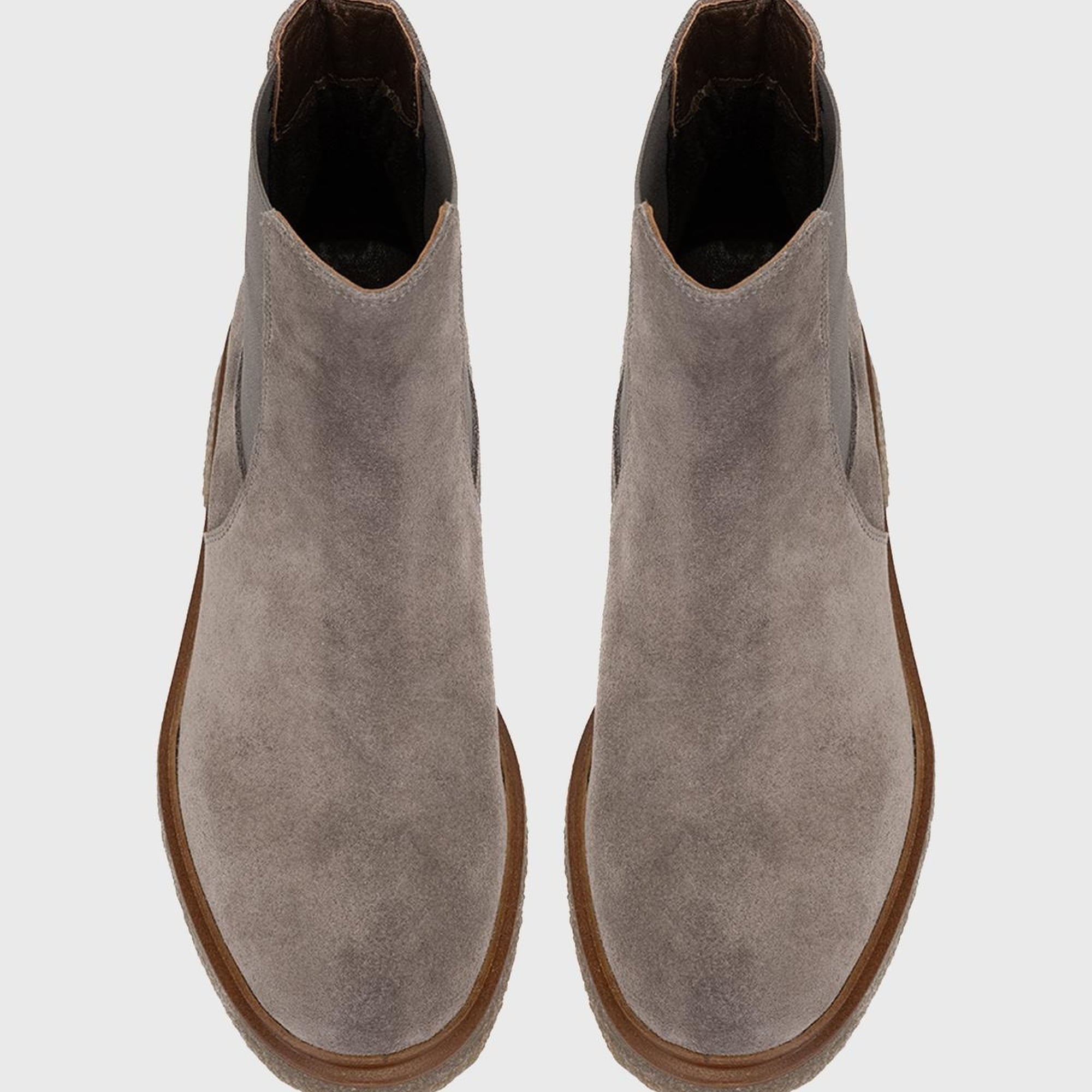 Valmenti Lyra Kadın Vizon Süet Hakiki Deri Casual Bot