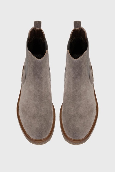  Valmenti Lyra Kadın Vizon Süet Hakiki Deri Casual Bot