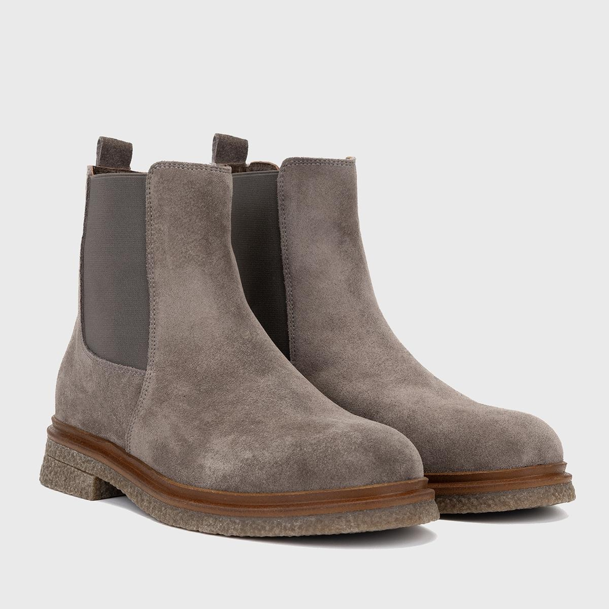 Valmenti Lyra Kadın Vizon Süet Hakiki Deri Casual Bot