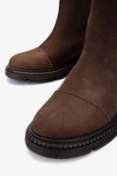  Valmenti Kadın Kahverengi Nubuk Casual Bot