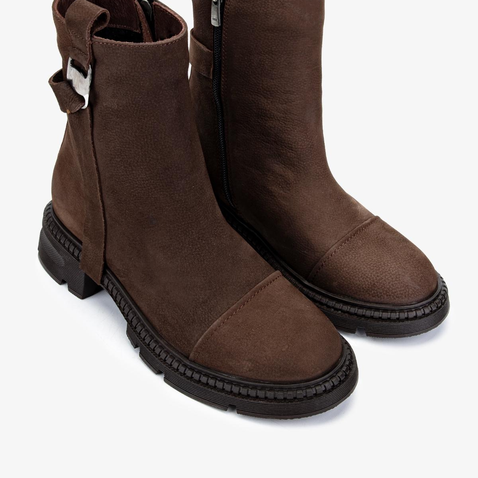 Valmenti Kadın Kahverengi Nubuk Casual Bot