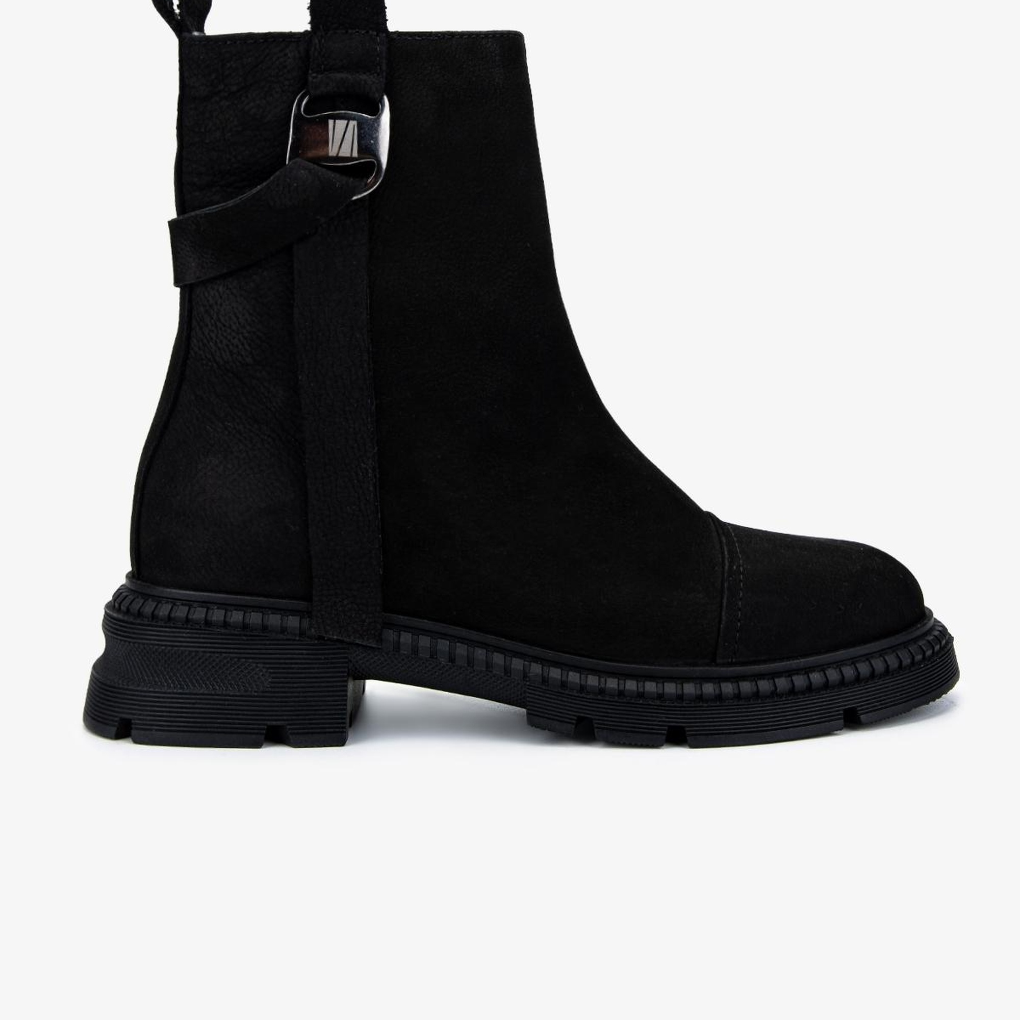 Valmenti Kadın . Siyah Nubuk Casual Bot