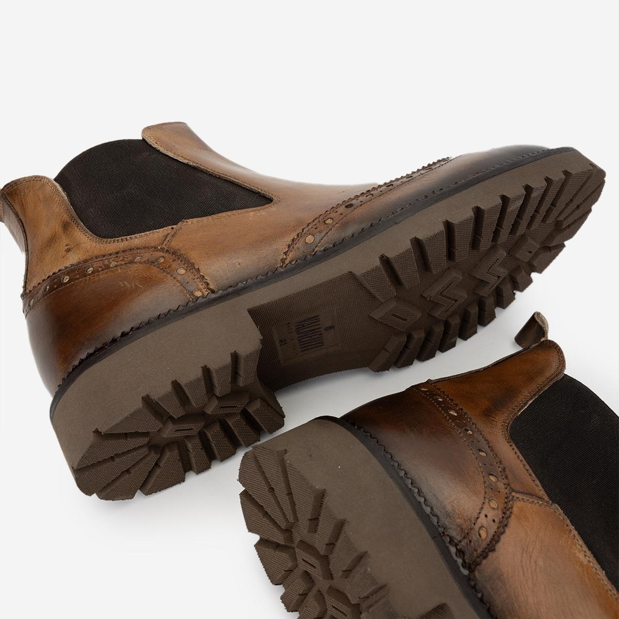 Valmenti Erkek Hakiki Deri Bej Casual Bot