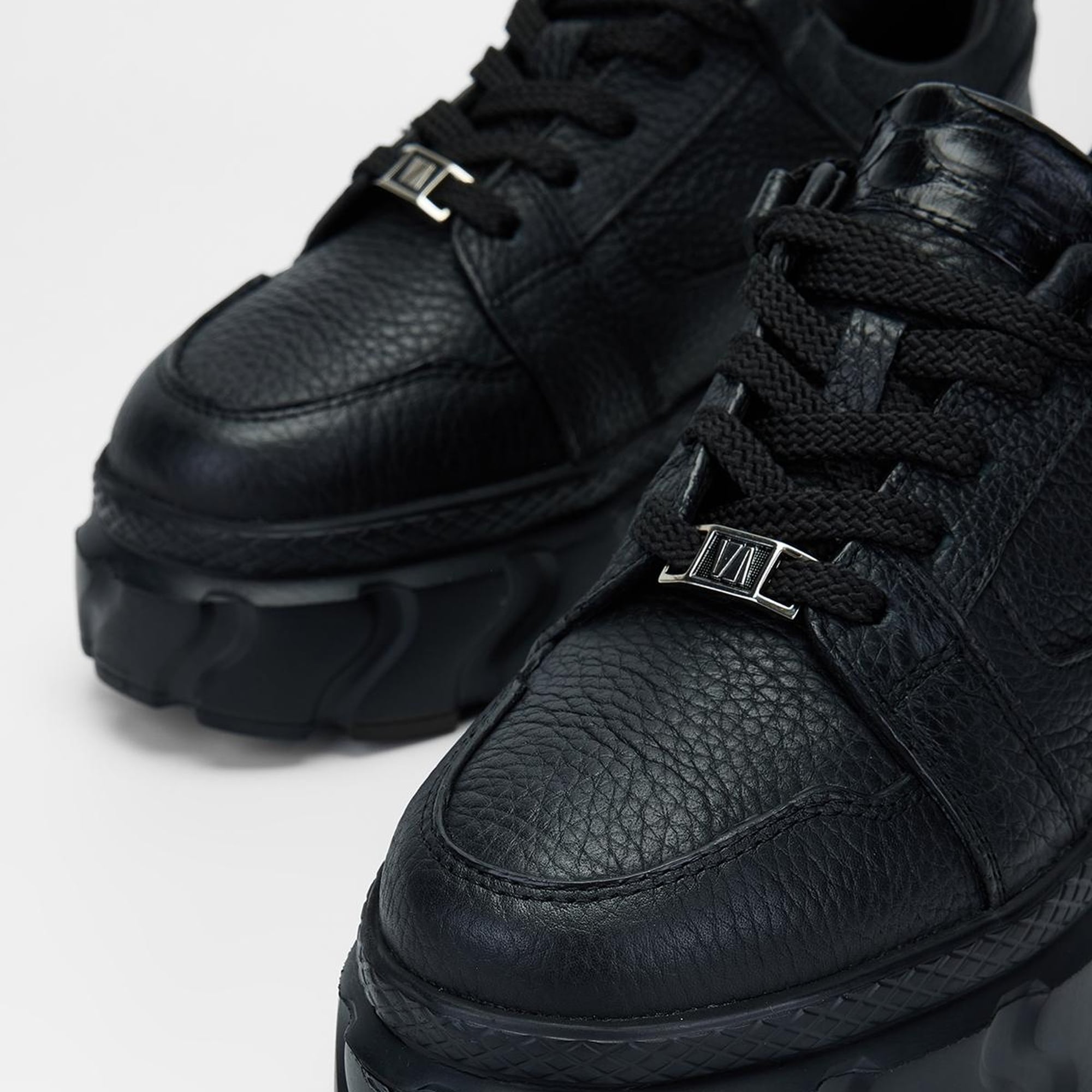 Valmenti Kadın Siyah Floter Hakiki Deri Sneakers & Spor Ayakkabı