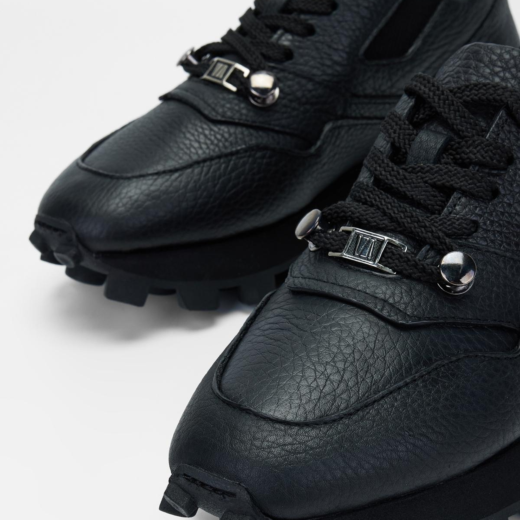 Valmenti Kadın Siyah Floter Hakiki Deri Sneakers & Spor Ayakkabı