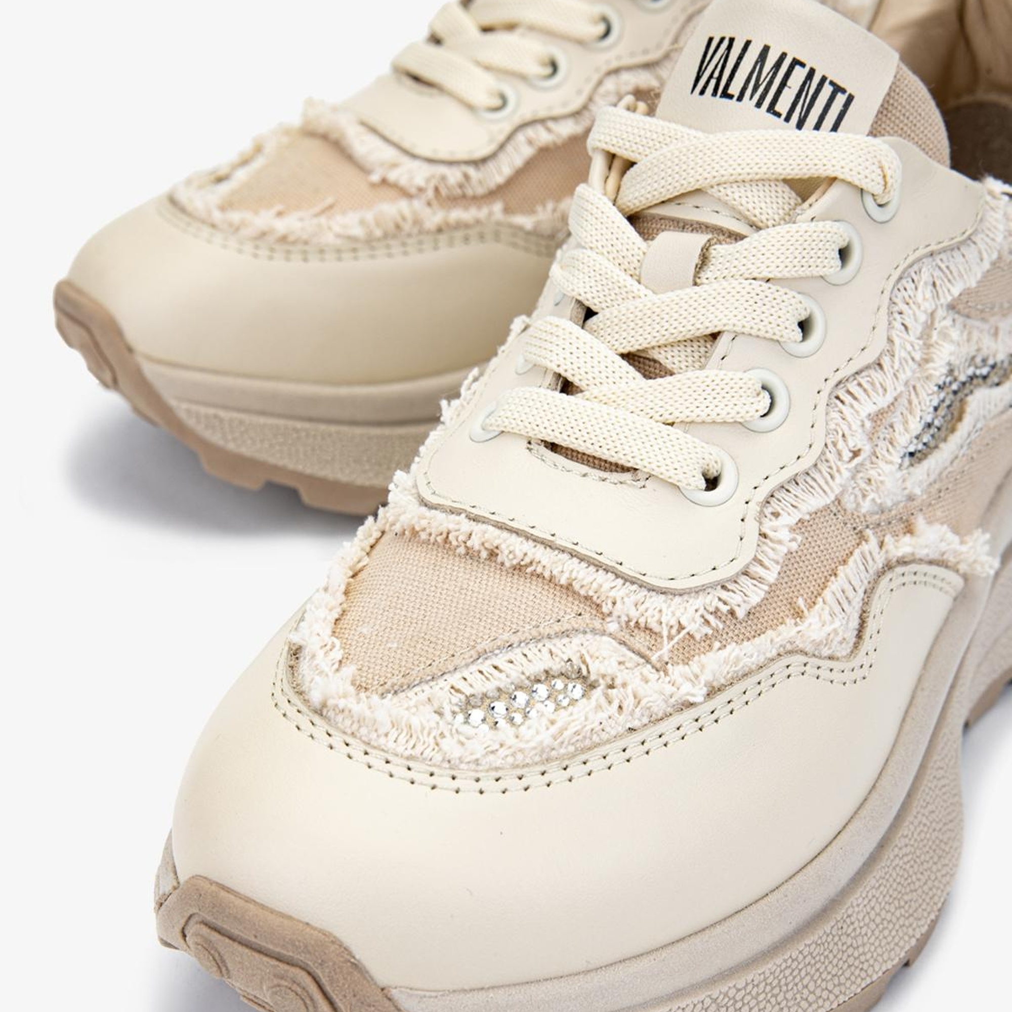 Valmenti Lovita Kadın Bej Hakiki Deri Sneakers & Spor Ayakkabı
