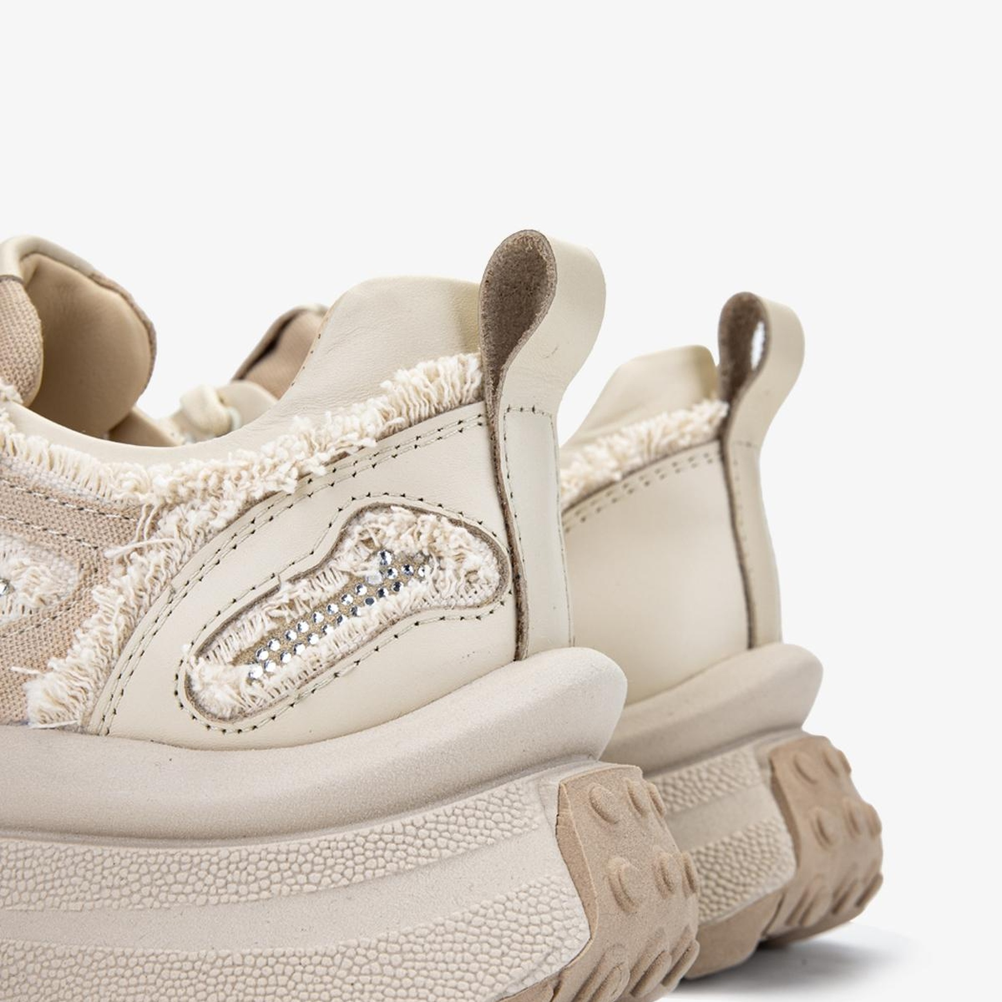 Valmenti Lovita Kadın Bej Hakiki Deri Sneakers & Spor Ayakkabı