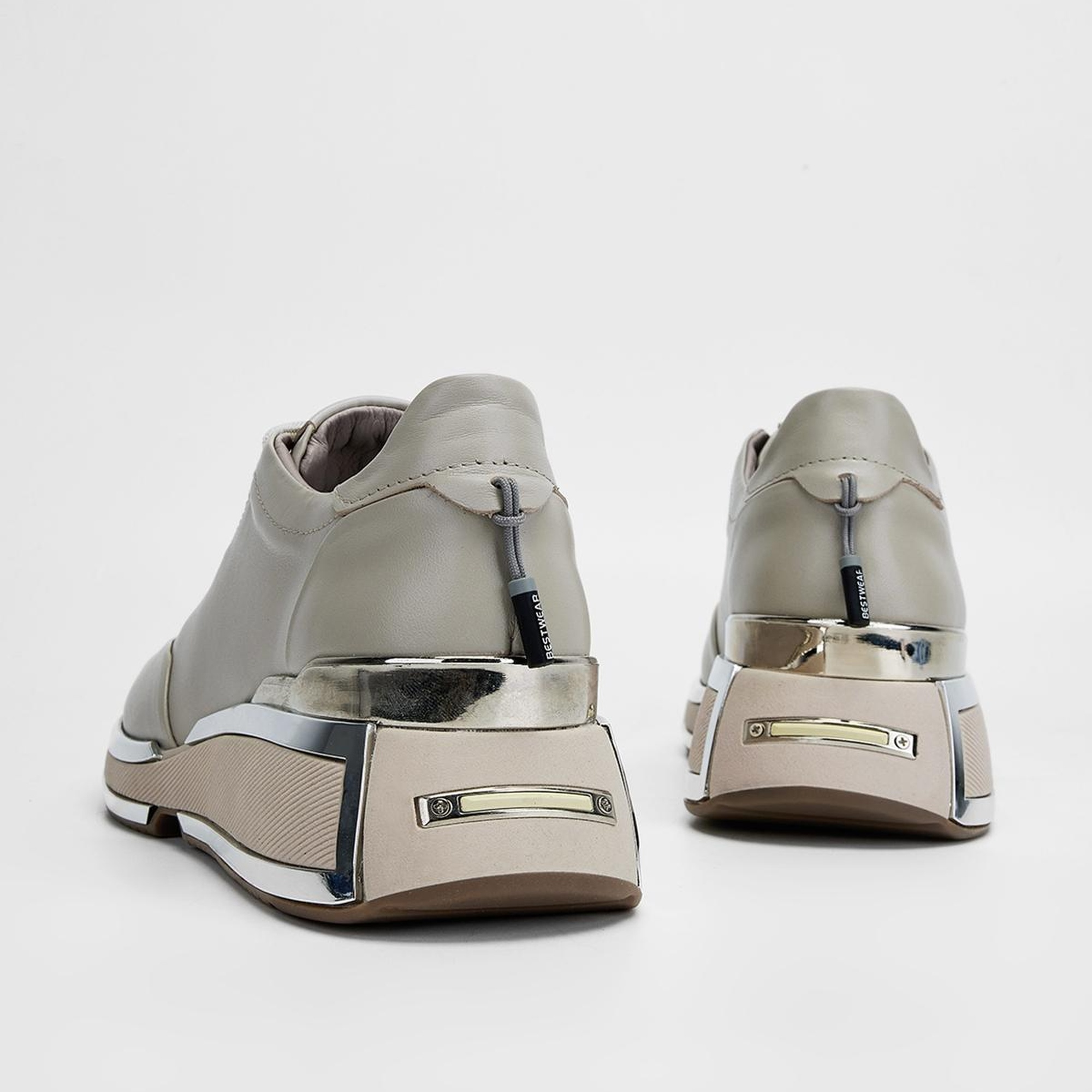 Valmenti Achernar Kadın Vizon Hakiki Deri Sneakers & Spor Ayakkabı