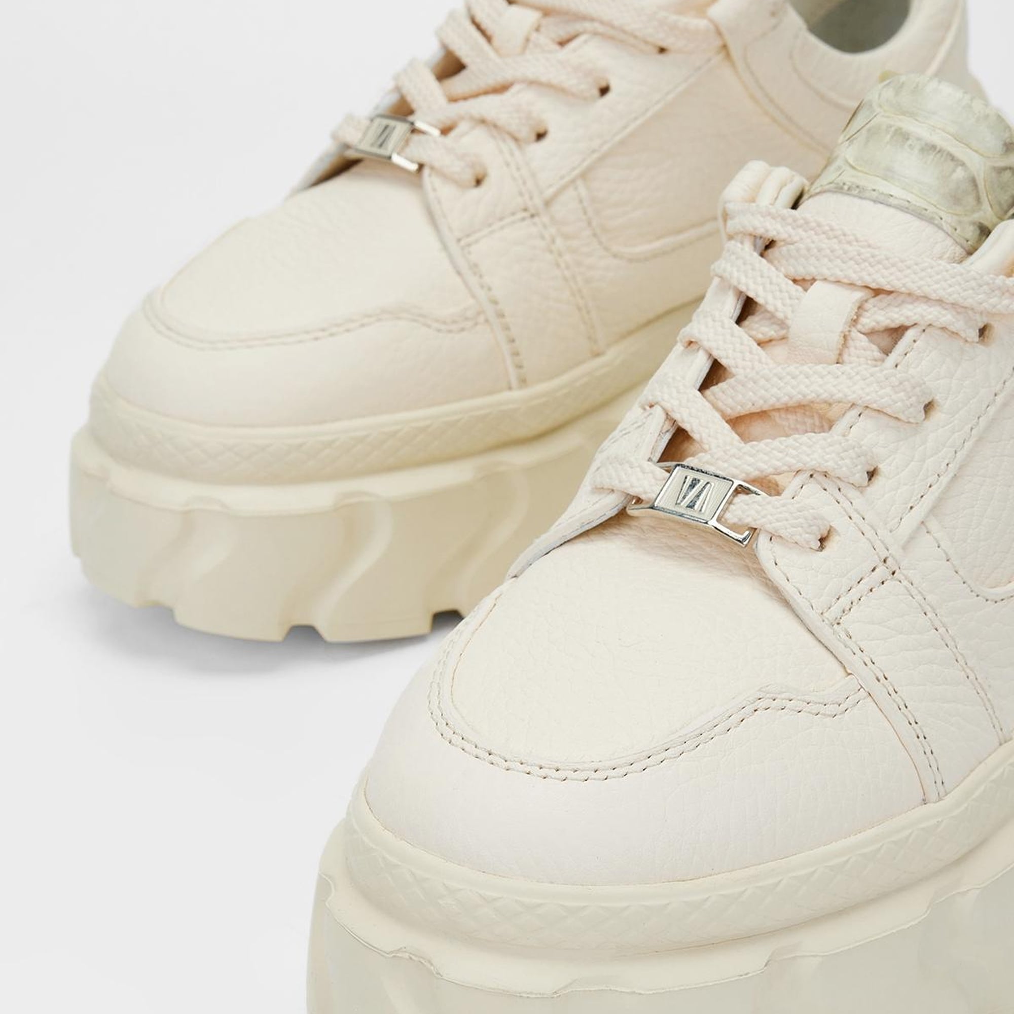 Valmenti Kadın Bej Floter Hakiki Deri Sneakers & Spor Ayakkabı