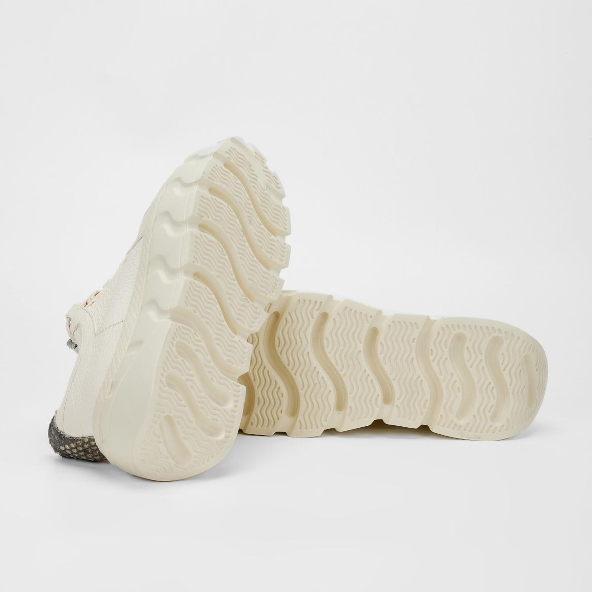 Valmenti Kadın Bej Floter Hakiki Deri Sneakers & Spor Ayakkabı