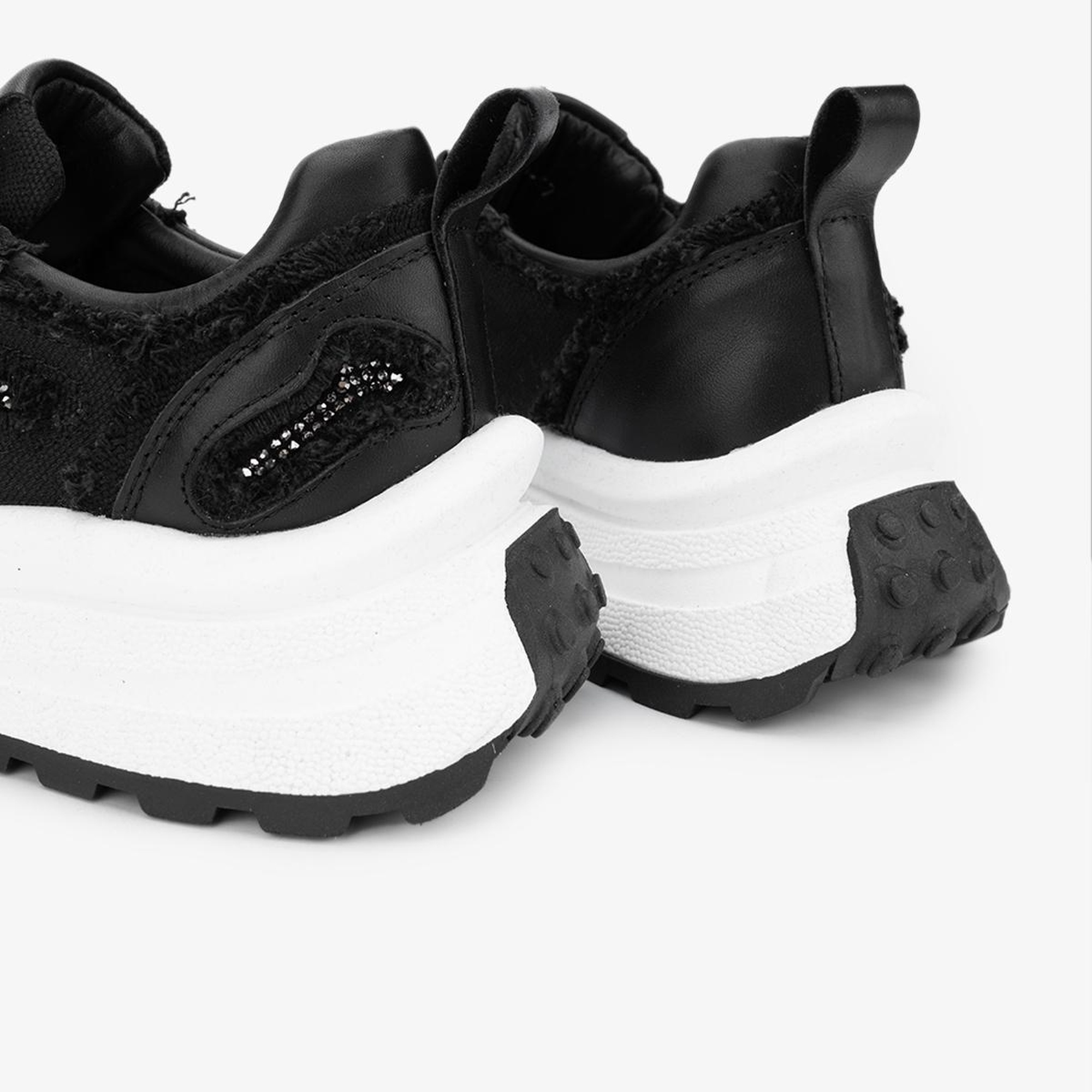 Valmenti Lovita Kadın Siyah Hakiki Deri Sneakers & Spor Ayakkabı