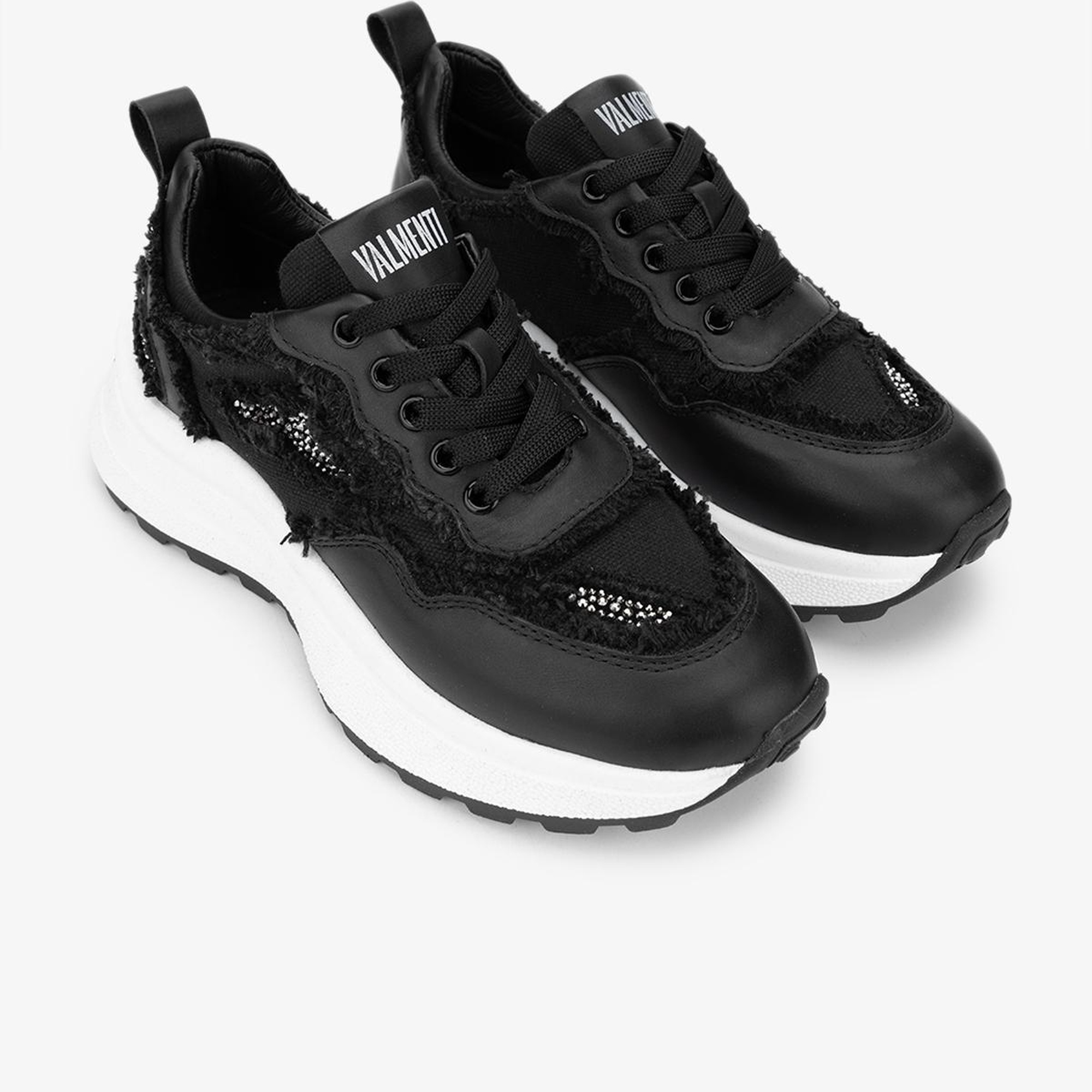 Valmenti Lovita Kadın Siyah Hakiki Deri Sneakers & Spor Ayakkabı