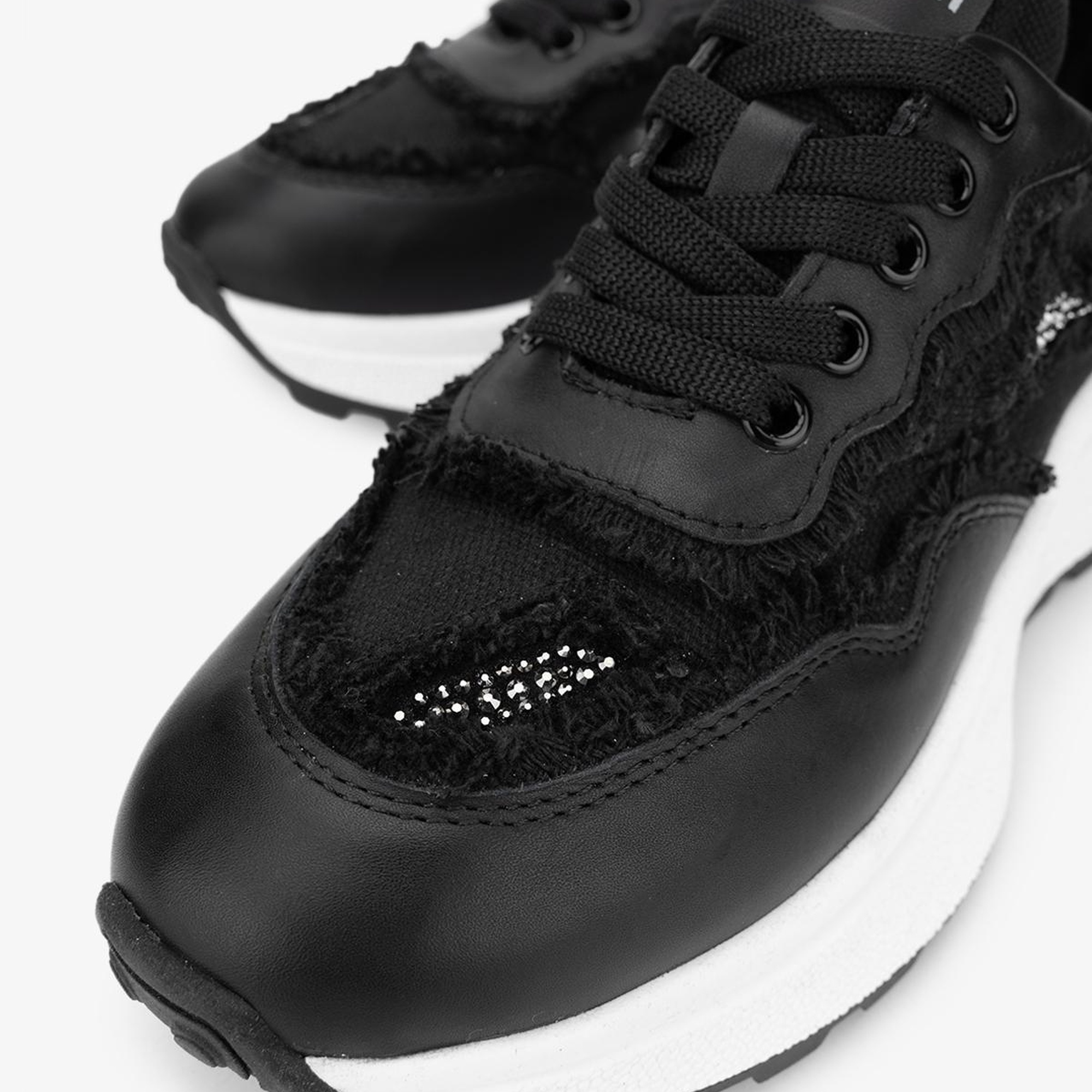 Valmenti Lovita Kadın Siyah Hakiki Deri Sneakers & Spor Ayakkabı