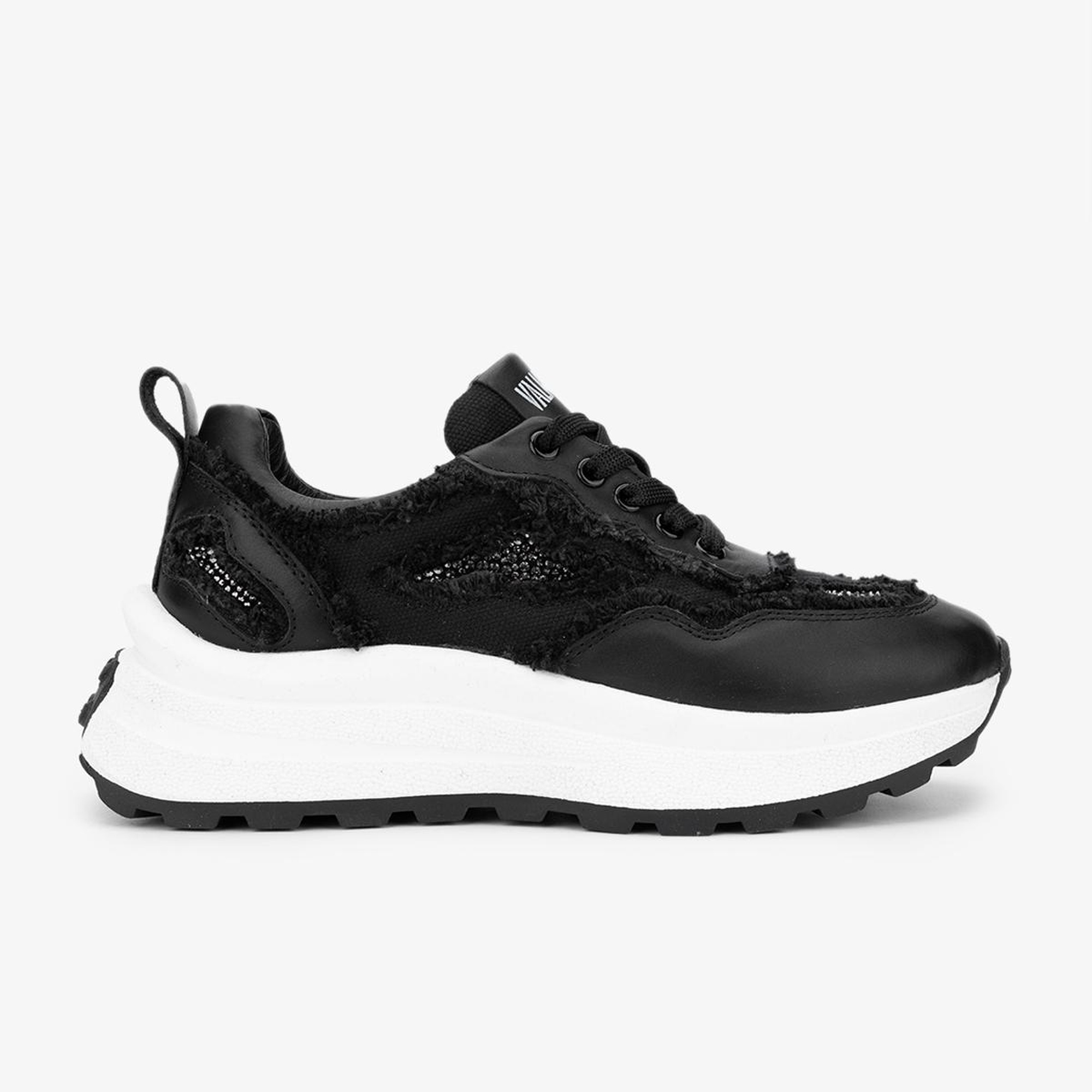 Valmenti Lovita Kadın Siyah Hakiki Deri Sneakers & Spor Ayakkabı