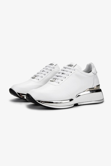  Valmenti Kadın Hakiki Deri Beyaz Sneakers & Spor Ayakkabı