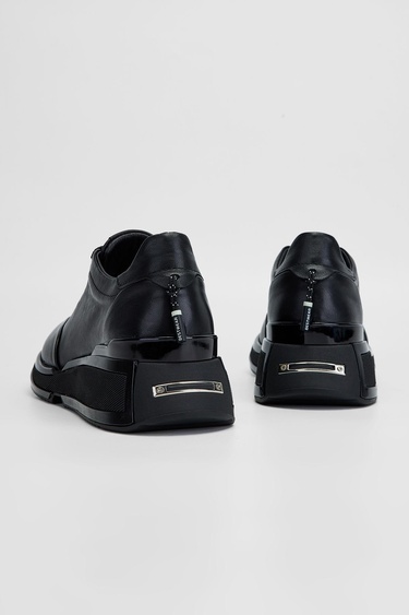  Valmenti Achernar Kadın Siyah Hakiki Deri Sneakers & Spor Ayakkabı