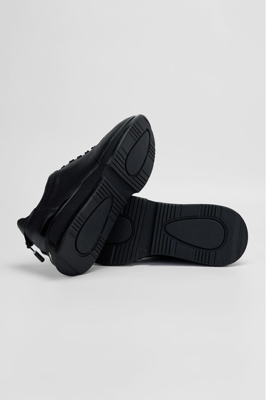  Valmenti Achernar Kadın Siyah Hakiki Deri Sneakers & Spor Ayakkabı