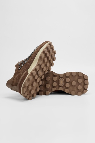  Valmenti Kadın Taba Süet Hakiki Deri Sneakers & Spor Ayakkabı