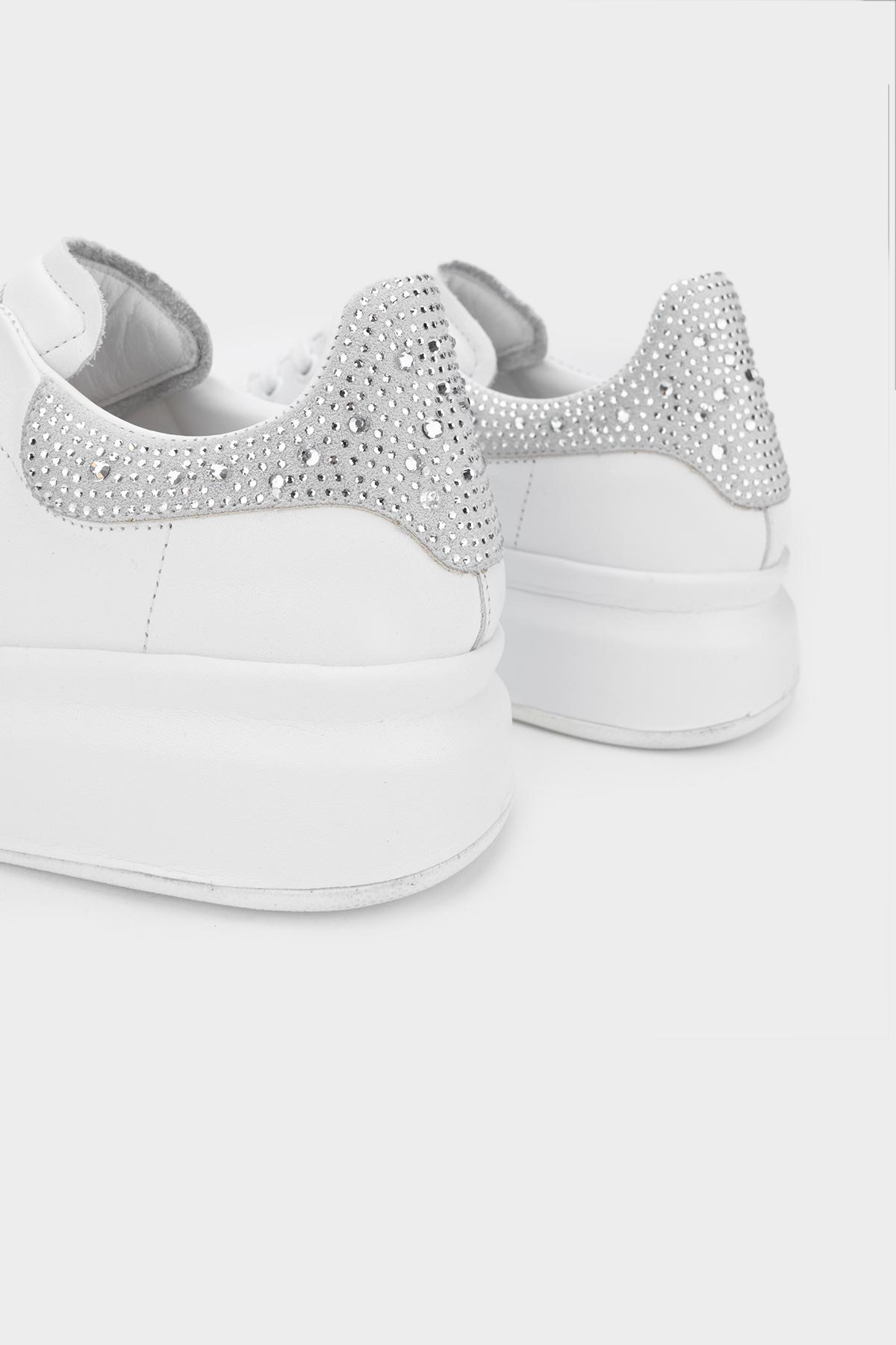  Valmenti Eric Kadın Beyaz Hakiki Deri Sneakers & Spor Ayakkabı