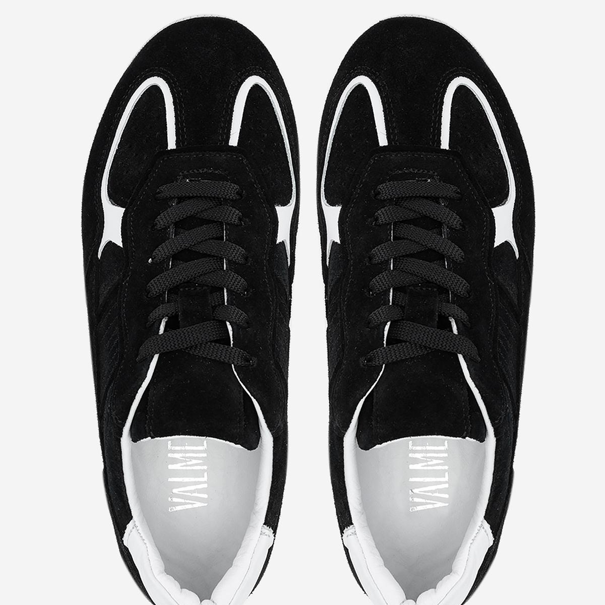 Valmenti Kadın Hakiki Deri Siyah Sneakers & Spor Ayakkabı