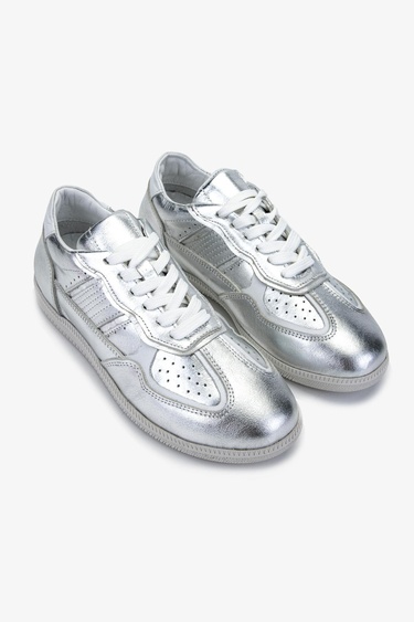  Valmenti Kadın Hakiki Deri Gri Sneakers & Spor Ayakkabı