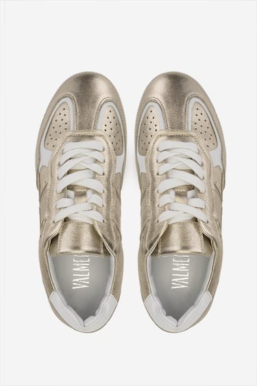  Valmenti Kadın Hakiki Deri Gold Sneakers & Spor Ayakkabı