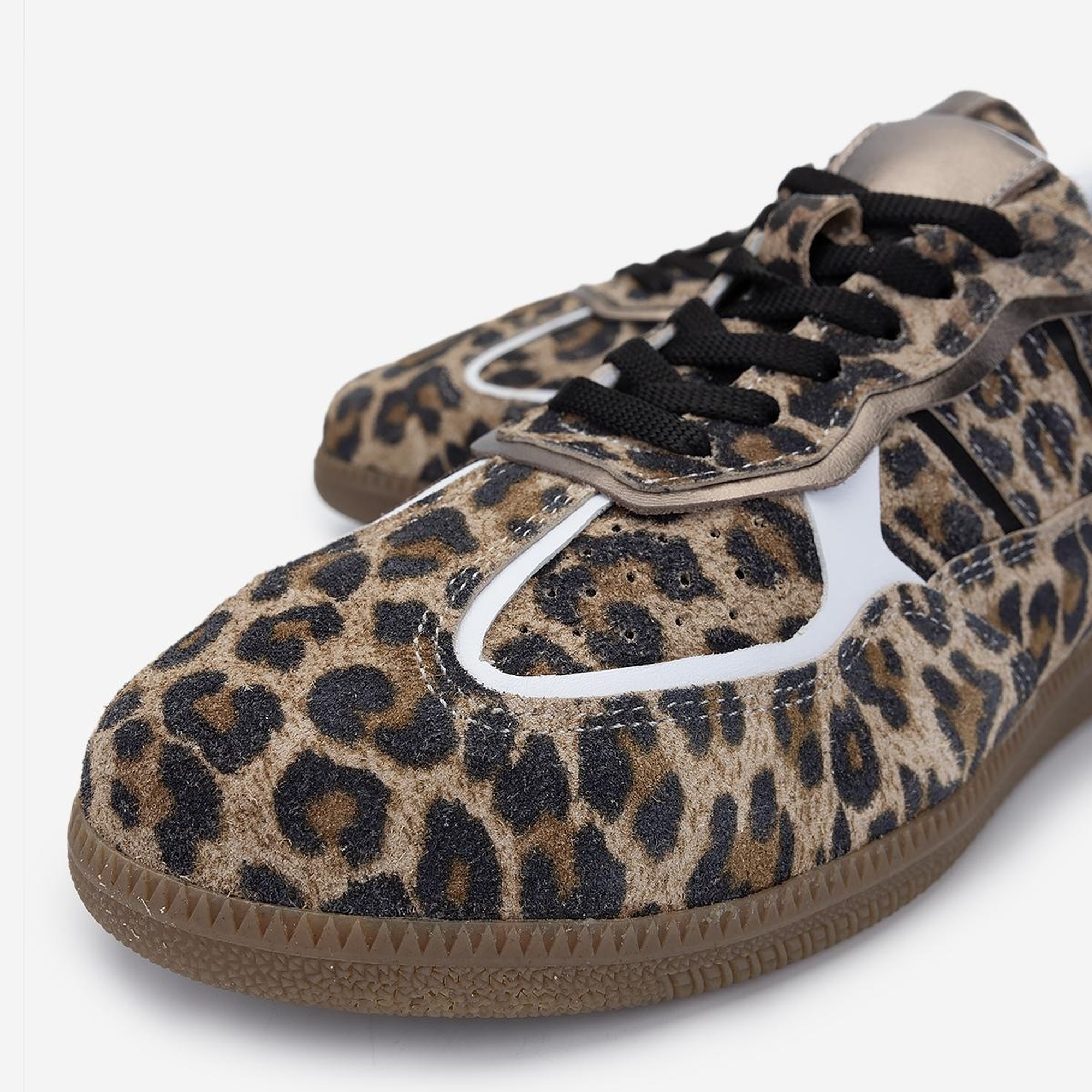 Valmenti Kadın Hakiki Deri Leopar Sneakers & Spor Ayakkabı