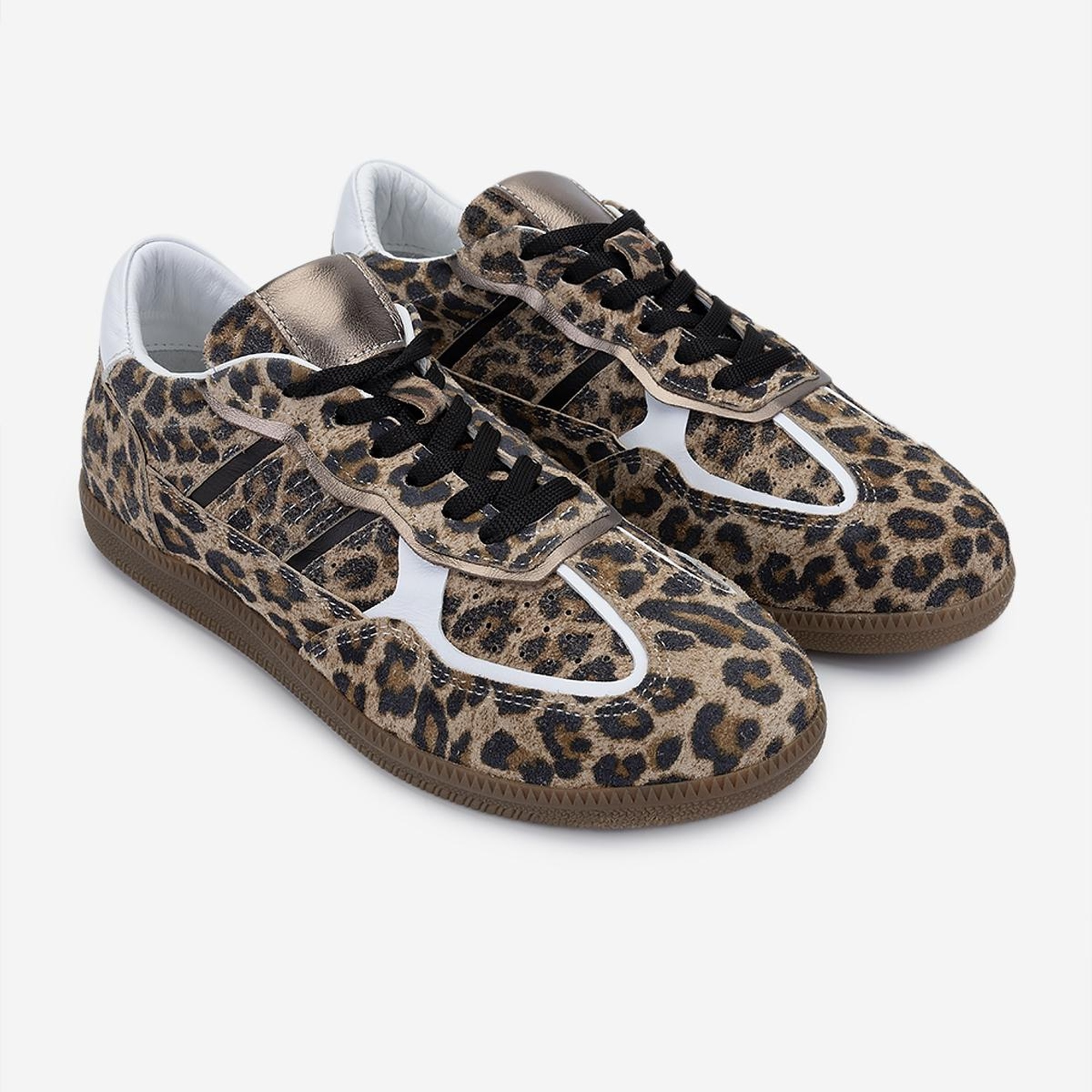 Valmenti Kadın Hakiki Deri Leopar Sneakers & Spor Ayakkabı
