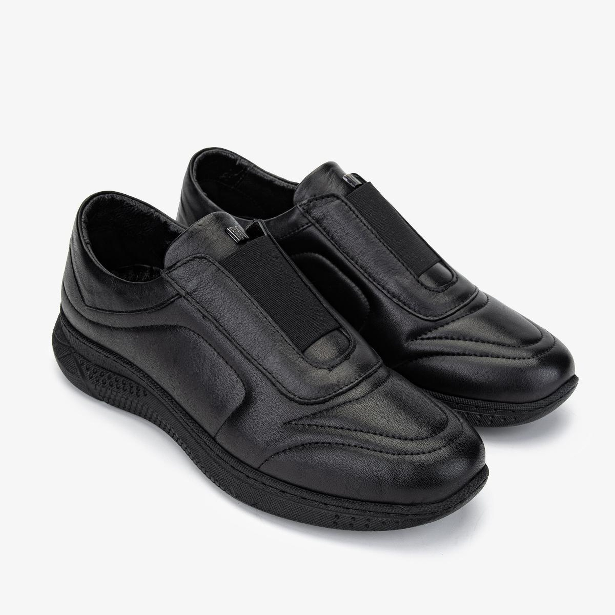 Valmenti Kadın Siyah Deri Sneakers & Spor Ayakkabı