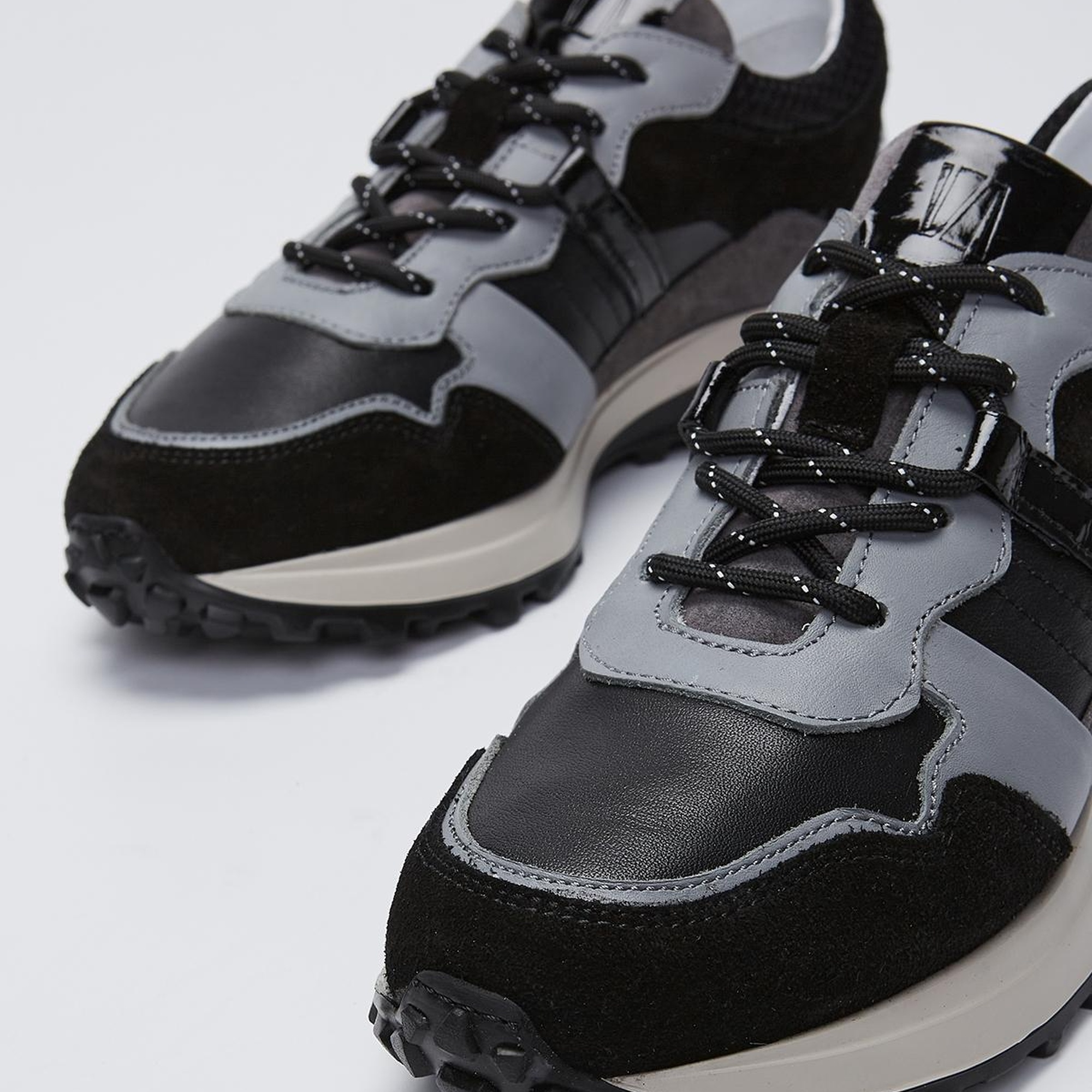 Valmenti İndiana Kadın Siyah Multi Hakiki Deri Spor Ayakkabı