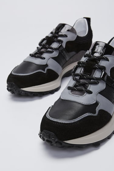  Valmenti İndiana Kadın Siyah Multi Hakiki Deri Spor Ayakkabı