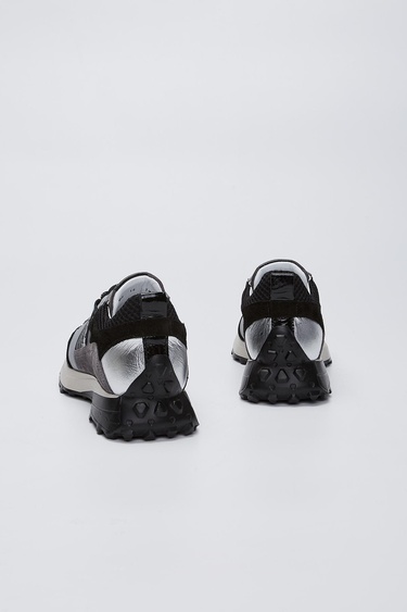  Valmenti İndiana Kadın Siyah Multi Hakiki Deri Spor Ayakkabı