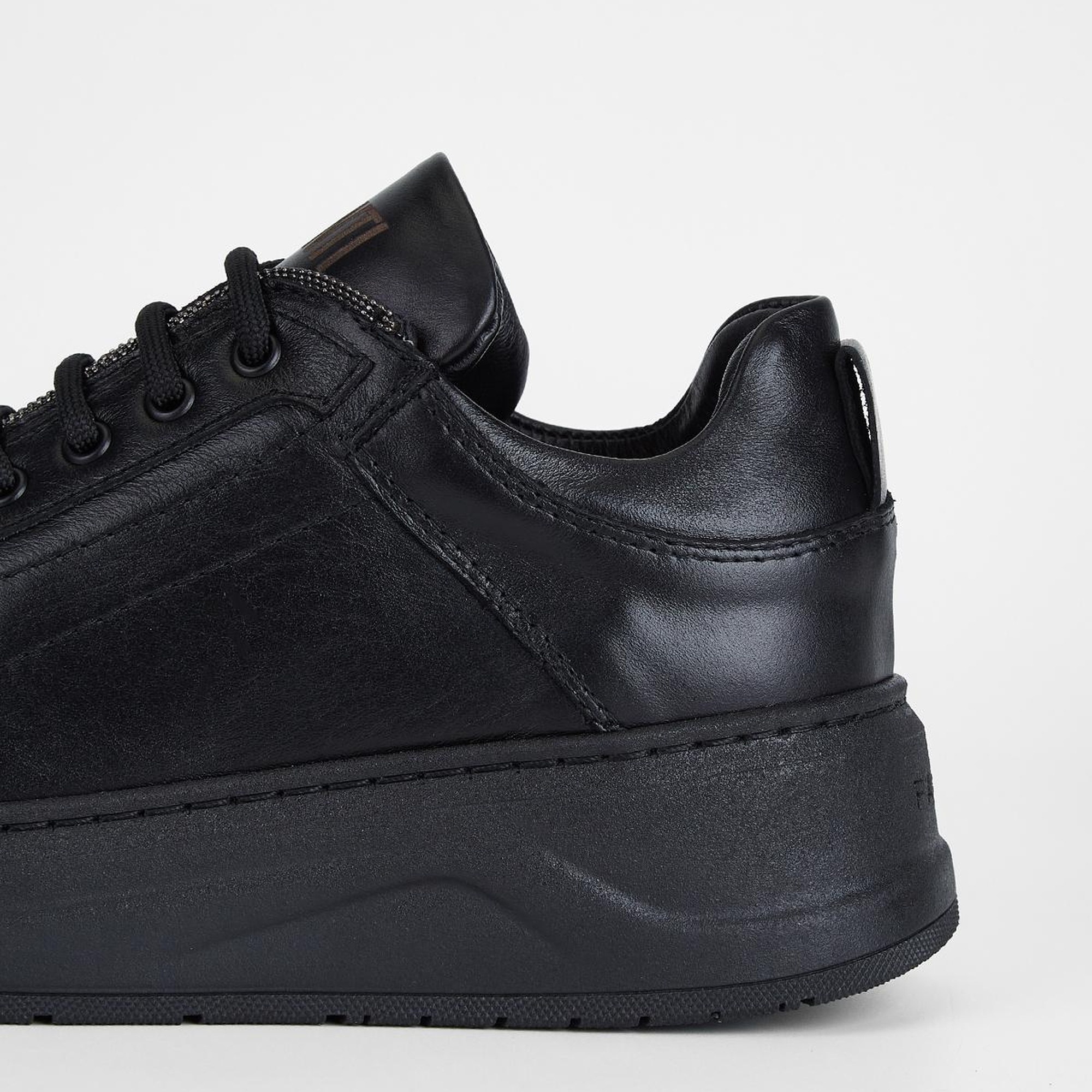 Valmenti Stellarion Kadın Siyah Hakiki Deri Sneakers & Spor Ayakkabı