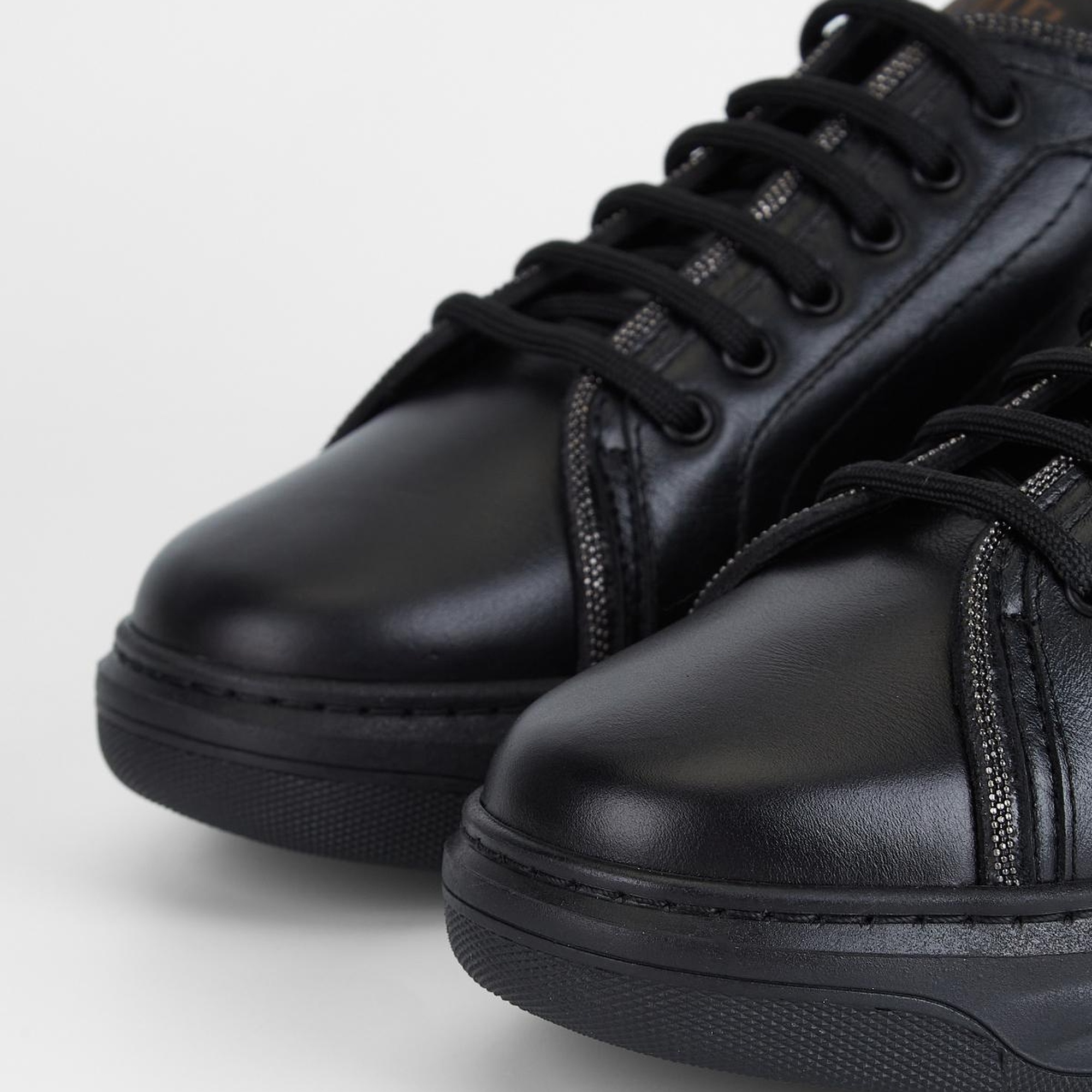 Valmenti Stellarion Kadın Siyah Hakiki Deri Sneakers & Spor Ayakkabı