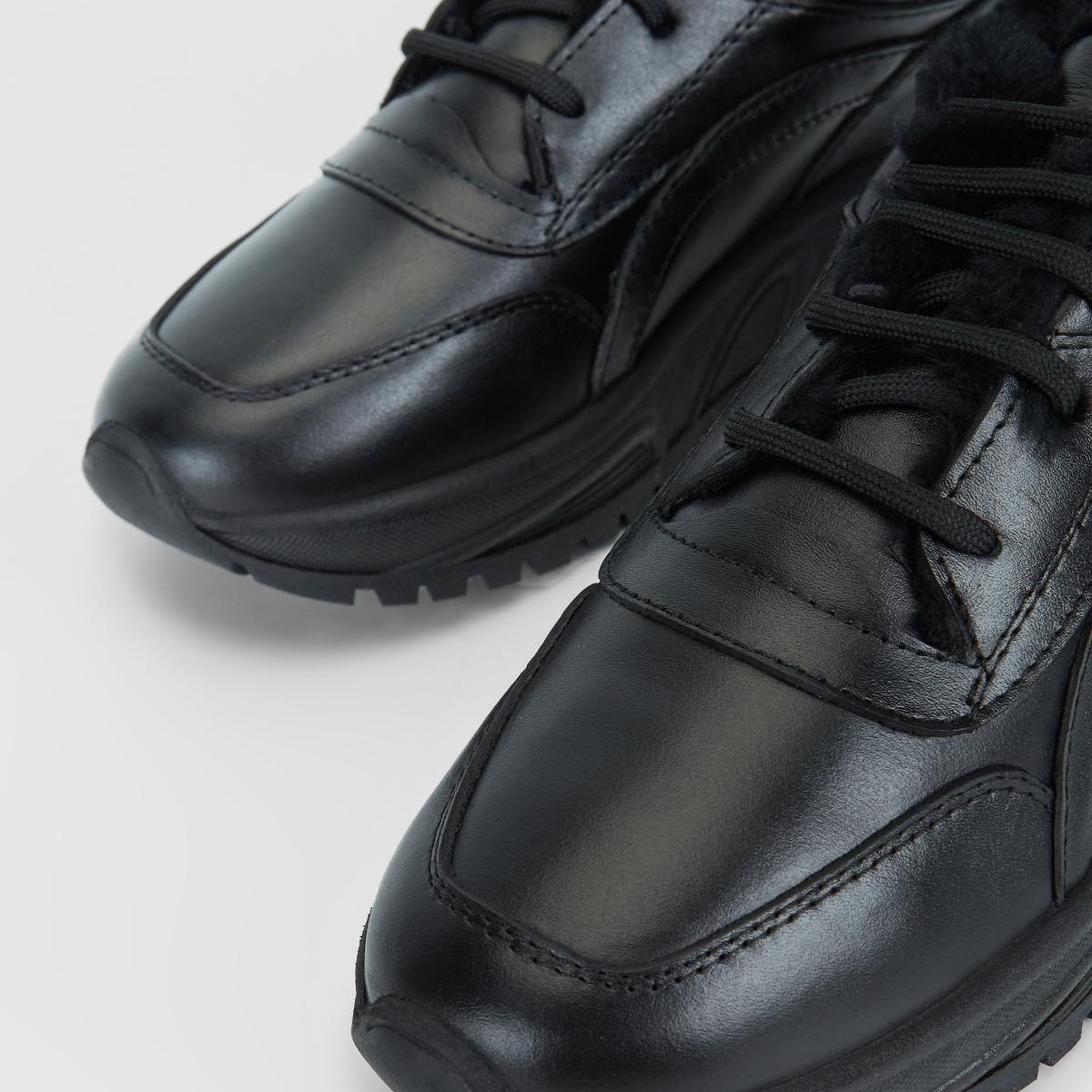 Valmenti Kadın Siyah Hakiki Deri Sneakers & Spor Ayakkabı