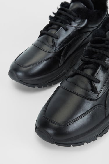  Valmenti Kadın Siyah Hakiki Deri Sneakers & Spor Ayakkabı