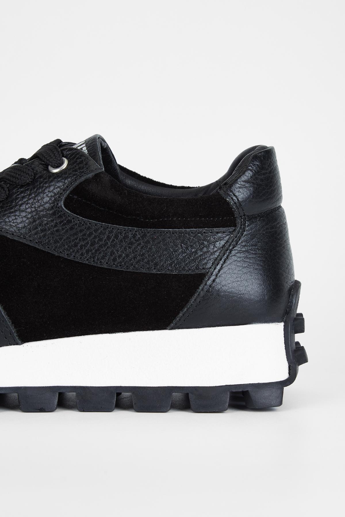 Valmenti Kadın Siyah Hakiki Deri Sneakers & Spor Ayakkabı