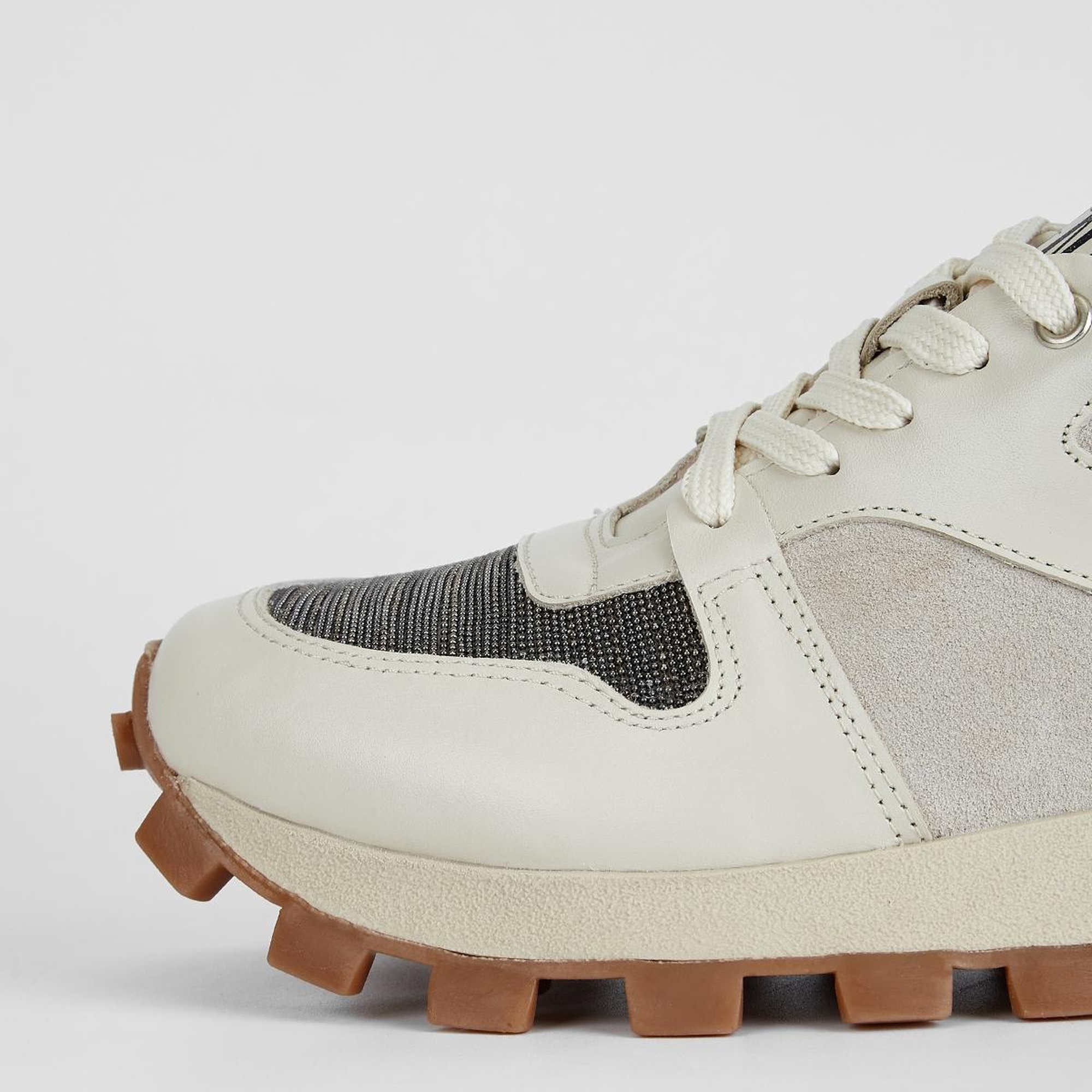 Valmenti Kadın Kırık Beyaz Hakiki Deri Sneakers & Spor Ayakkabı